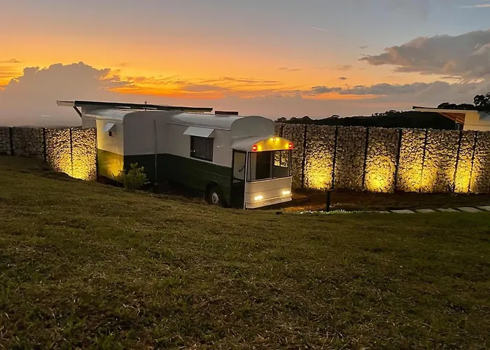 Luxury Converted School Buses Near Arenal *